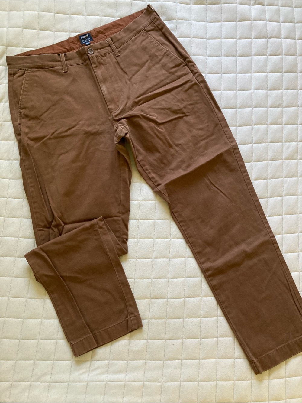 J. Crew Men's Chocolate Brown Chinos